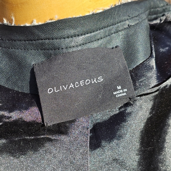 Olivaceous python print moto jacket - Picture 5 of 9